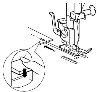 JANOME MELODY 41 - SECTION 3. COUTURE DE BASE Utilisation du point droit - 2