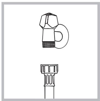 HOTPOINT WDD9640B EU - Raccordement du tuyau d'arrivée de l'eau - 1