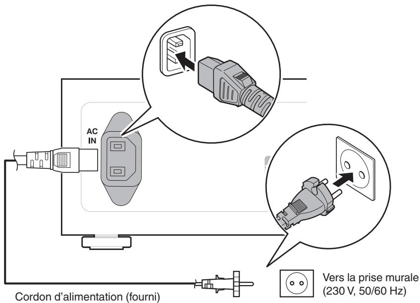 BENON DDS3050 - Connexion du cordon d'alimentation - 1