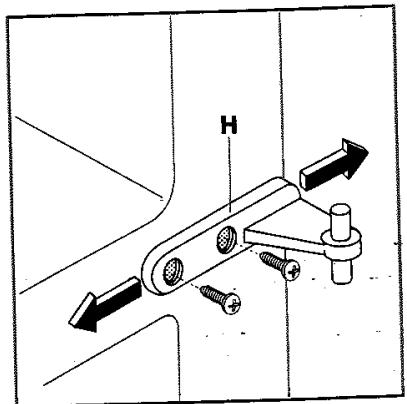 ARTHUR MARTIN ARD 3622/DF BLANC - Pour changer le sens d'ouverture des portes - 2