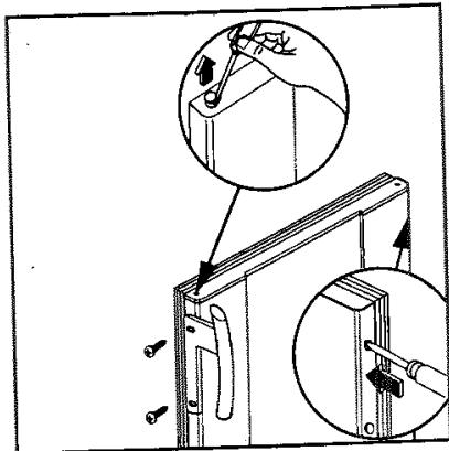 ARTHUR MARTIN ARD 3622/DF BLANC - Pour changer le sens d'ouverture des portes - 4