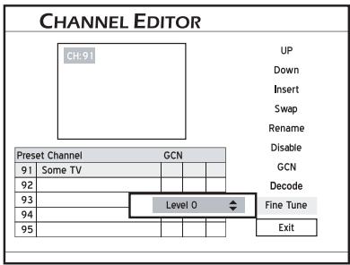 LITE-ON DDA 100X - Réglage précis des chaînes TV - 1