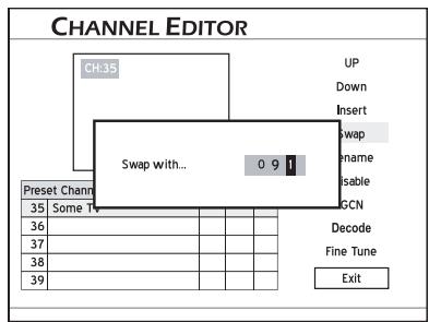LITE-ON DDA 100X - Échanger les chaînes TV - 1