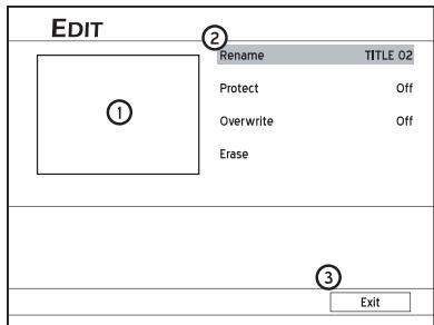LITE-ON DDA 100X - Présentation du menu editor - 1