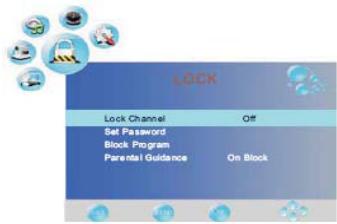 TOKAI LTL1601/MPEG2 - Menuverrouillage: - 1