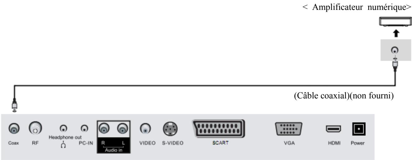 TOKAI LTL1601/MPEG2 - Connexion avec l'amplificateur numérique - 1