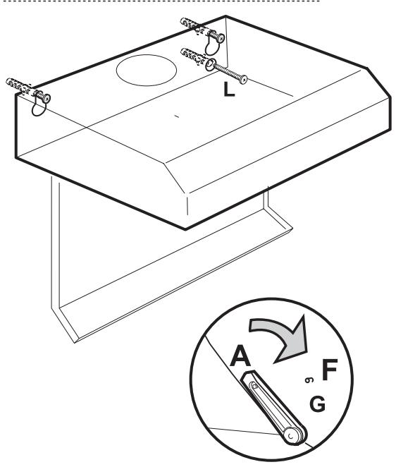 HOTPOINT SL 16 HA WH BLANC - Fixation sous un meuble - 3