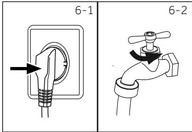 HAIER HW07-CP1439 - Raccordement d'eau - 1
