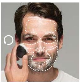 FOREO LUNAGOFORMEN - APPLIQUEZ VOTRE PRODUIT NETTOYANT - 1