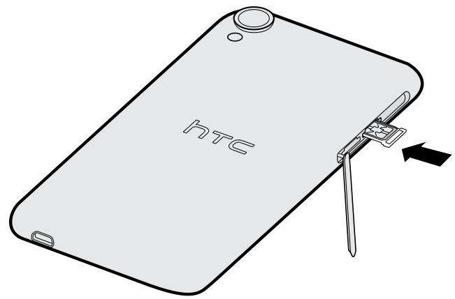 HTC DESIRE 820 SANTORIN - Insérer une carte nano SIM - 3