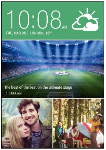 HTC DESIRE 820 SANTORIN - Votre écran d'accueil dynamique - 1