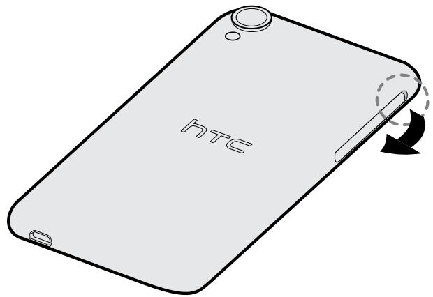 HTC DESIRE 820 SANTORIN - Insérer une carte nano SIM - 1