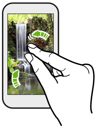 HTC DESIRE 820 SANTORIN - Faire glisser avec deux doigts - 2