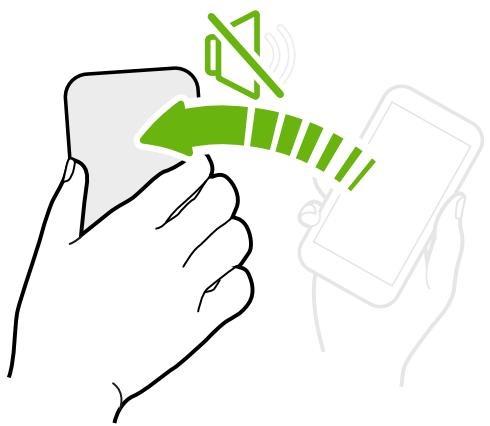 HTC DESIRE 820 SANTORIN - Retourner pour désactiver le son - 1