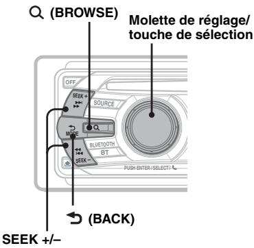 SONY MEXBT3700 - Recherche d'une plage par nom — Quick-BrowZer - 1