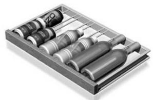 DE DIETRICH DWS 860 INOX - Rangement des bouteilles - 2