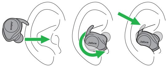 JABRA ELITE SPORT - Comment le porter - 2