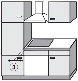 MIELE KM 5604 - Distance de sécurité latérale / arrière - 4