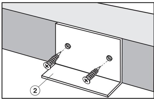 MIELE KM 5604 - Plan de travail en bois - 2