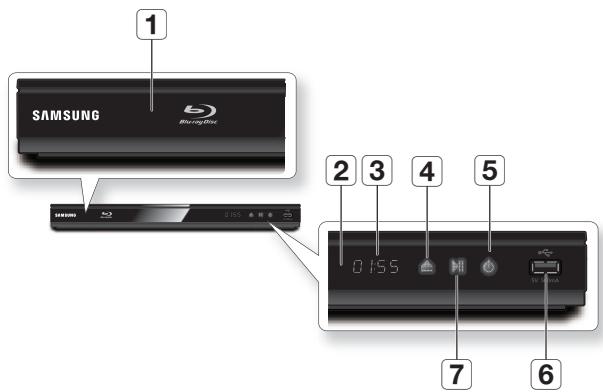 SAMSUNG BD-S5300 - Panneau avant - 1