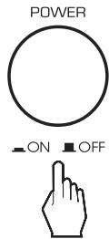 SHERWOOD CD772 - Mettez l'appareil sous tension. - 1