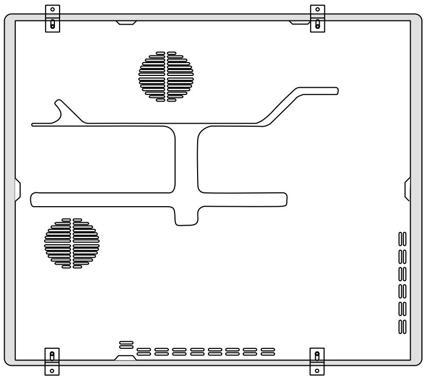 SCHOLTES TI622 - Fixation de la table de cuisson - 1