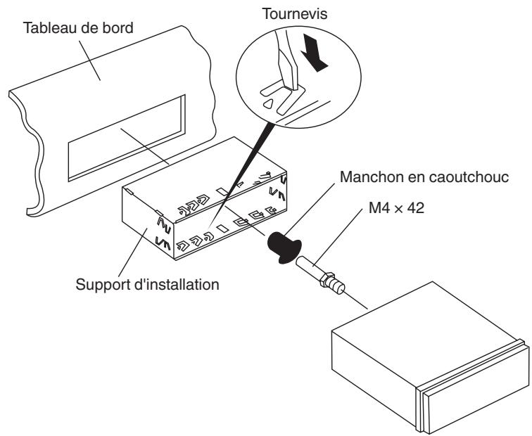 CLARION CZ309E - Installation de l'appareil Méthode A - 1