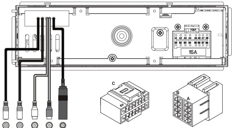 CLARION CZ309E - 7) Câblages et connecteurs - 1