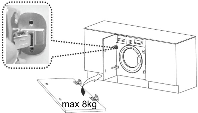 THOMSON TWBI914ALAVE - De kastdeur vastmaken - 1