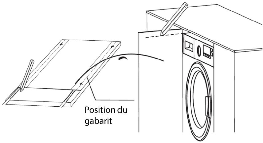 THOMSON TWBI914ALAVE - Perçage des trouss dans une porte de meuble ( non fourni) - 1