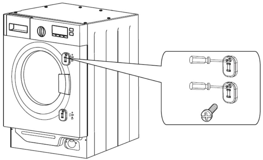 THOMSON TWBI914ALAVE - Montage des plaques d'aimant sur le panneau - 1