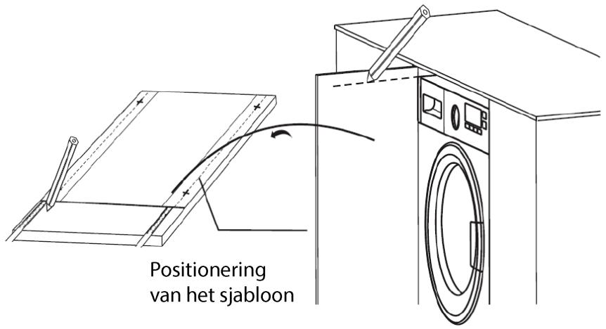 THOMSON TWBI914ALAVE - Gaten in een kastdeur (niet meegeleverd) boren - 1