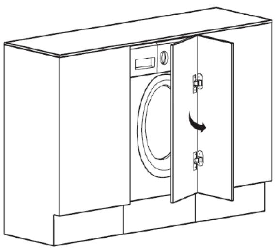 THOMSON TWBI914ALAVE - Perçage des trouss dans une porte de meuble ( non fourni) - 3