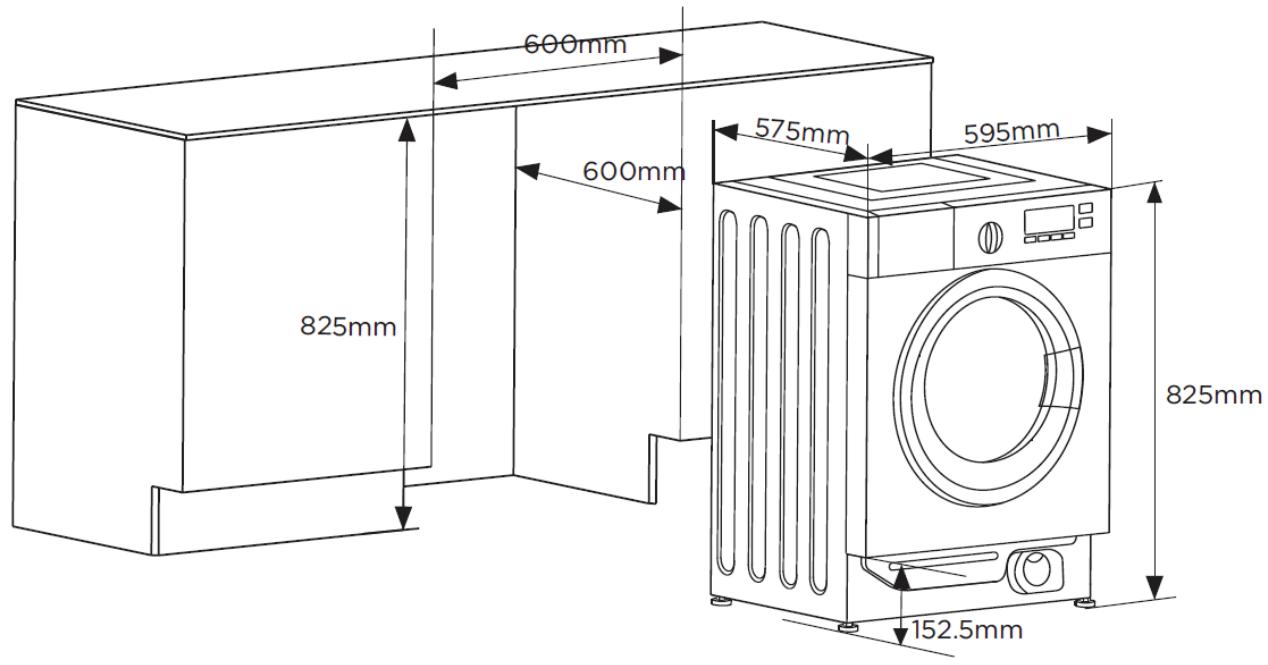 THOMSON TWBI914ALAVE - De afvoerslang installeren - 3