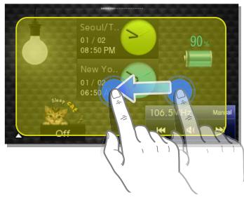 SAMSUNG YP-R1 - Utilisation des écrans du menu principal - 2