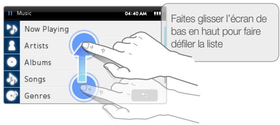 SAMSUNG YP-R1 - Entrainez par glissement - 2
