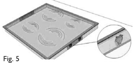 KITCHENAID KHIT 7710 CD-CHROME - B) Si le plan de travail est en marbre ou autre matériel - 3