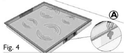 KITCHENAID KHIT 7710 CD-CHROME - B) Si le plan de travail est en marbre ou autre matériel - 2