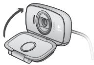 LOGITECH C525 - Replier la webcam pour la ranger ou voyager - 3