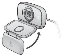 LOGITECH C525 - Replier la webcam pour la ranger ou voyager - 2