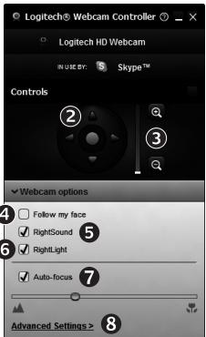 LOGITECH C525 - Personnalisation de votre webcam lors d'un appel video - 1