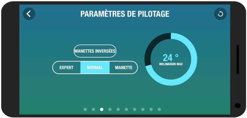 PARROT BEBOP PACK FPV WH - Paramètres - 1