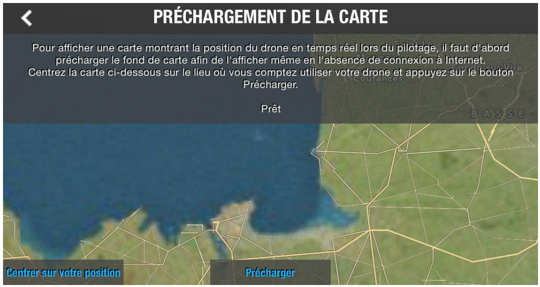 PARROT BEBOP PACK FPV WH - Précharger une carte - 1