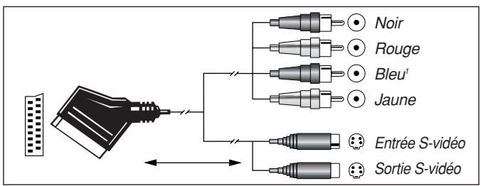 HARMAN KARDON AVR 335 - Remarques importantes sur les connexions S-vidéo : - 5