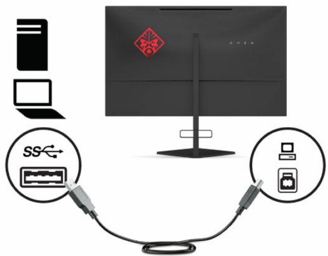HP OMEN X 27 - Fixation du support de montage VESA - 10