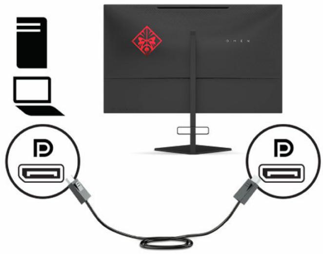 HP OMEN X 27 - Fixation du support de montage VESA - 8
