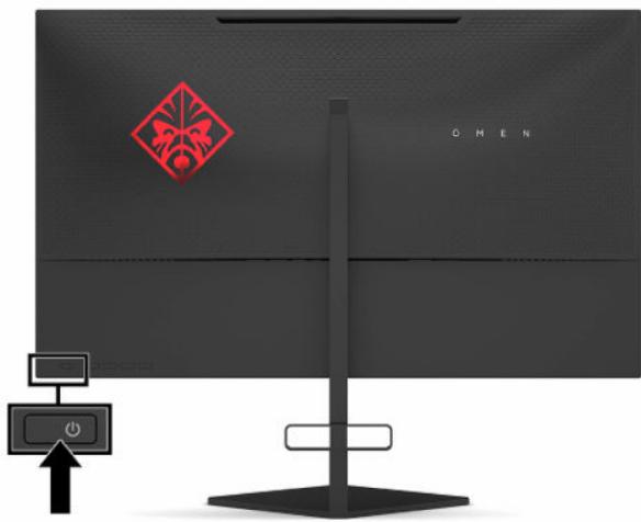 HP OMEN X 27 - Mise sous tension du moniteur - 1