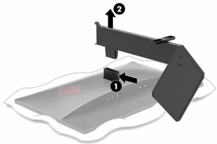HP OMEN X 27 - Retrait du socle du moniteur - 2
