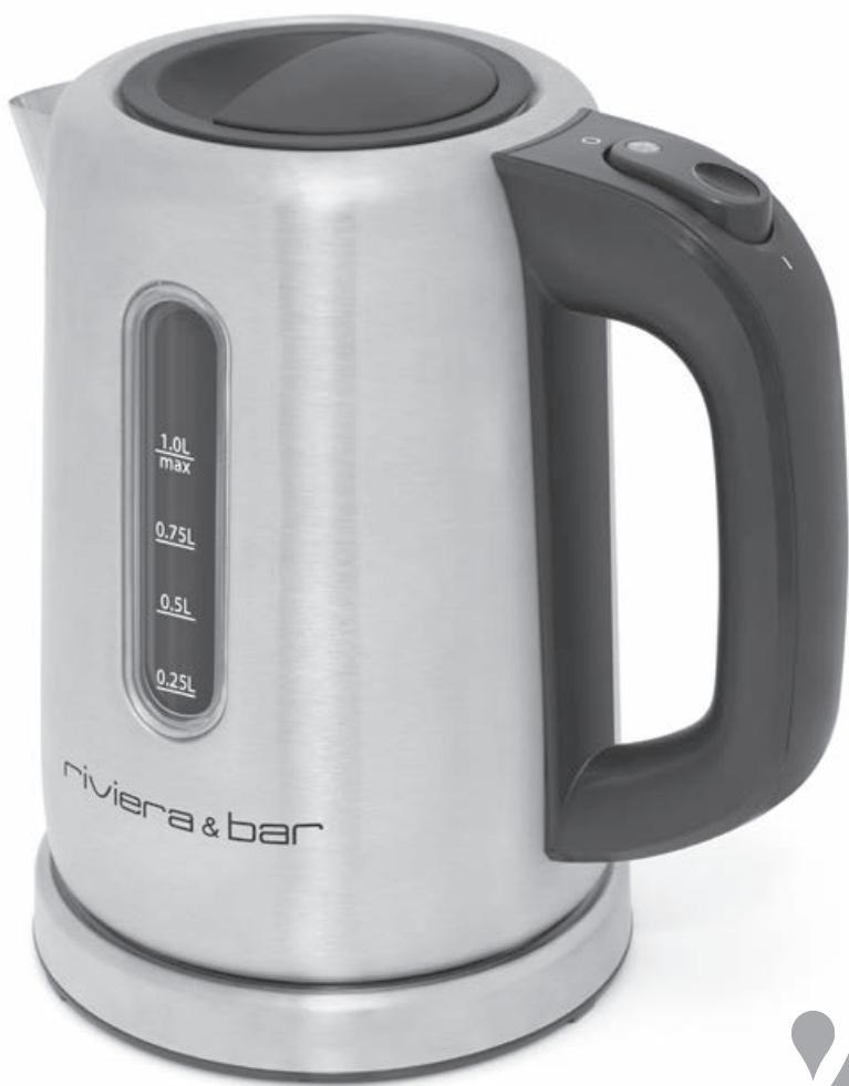 RIVIERA ET BAR BBO350 - Bouilloire inox 1 litre - 1