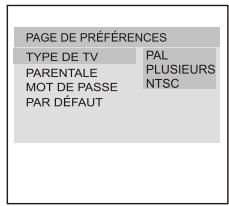 SCOTT TVD-21XFC - Modification du mot de passer - 1